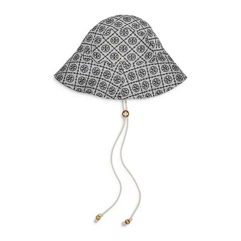 TORY BURCH Women's T Monogram Reversible Bucket Hat - Picture 2 of 9